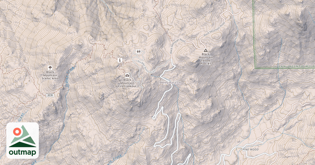 Map of Blenny Run