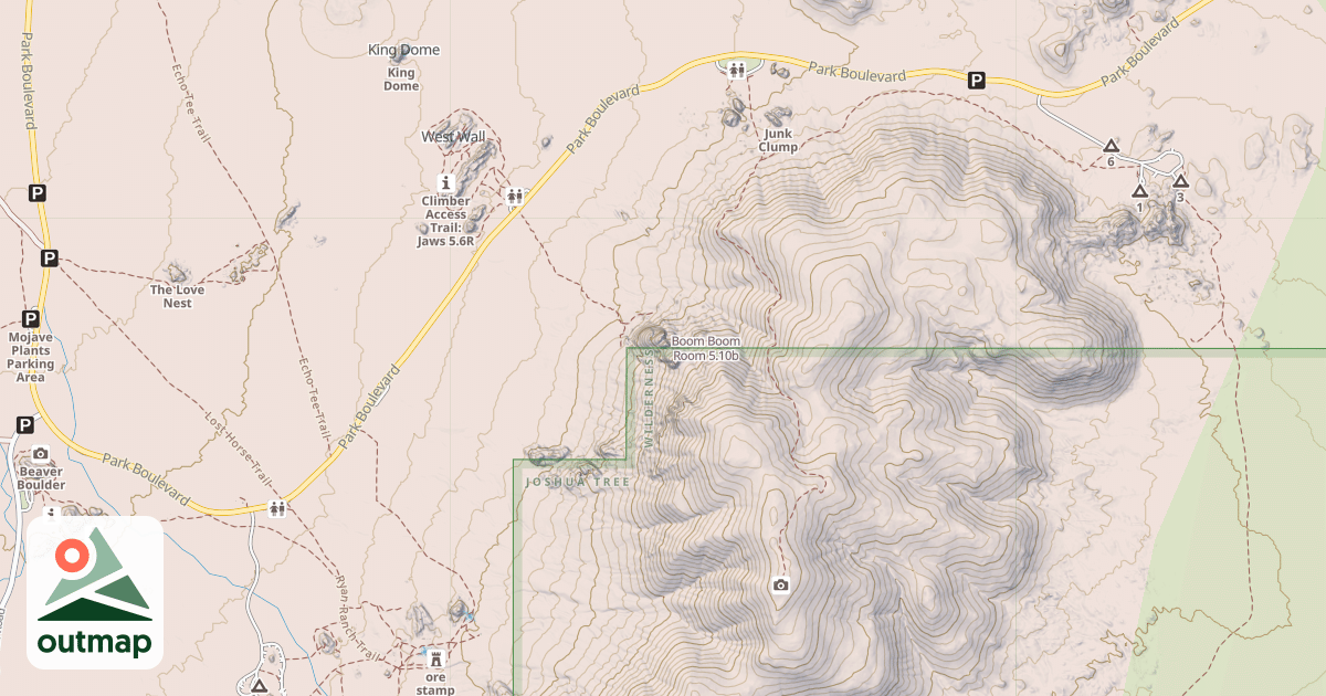 Map of Boom Boom Room
