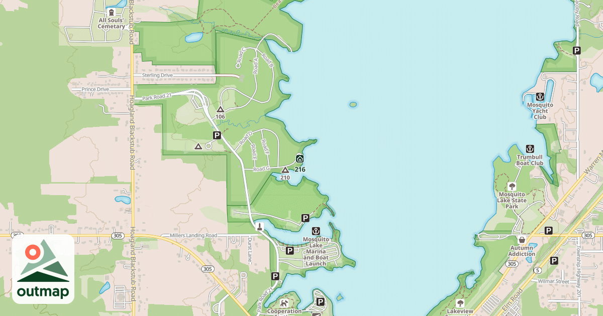 Map of 217