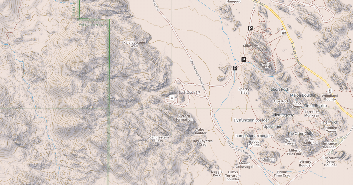 Map preview of Bush Crack