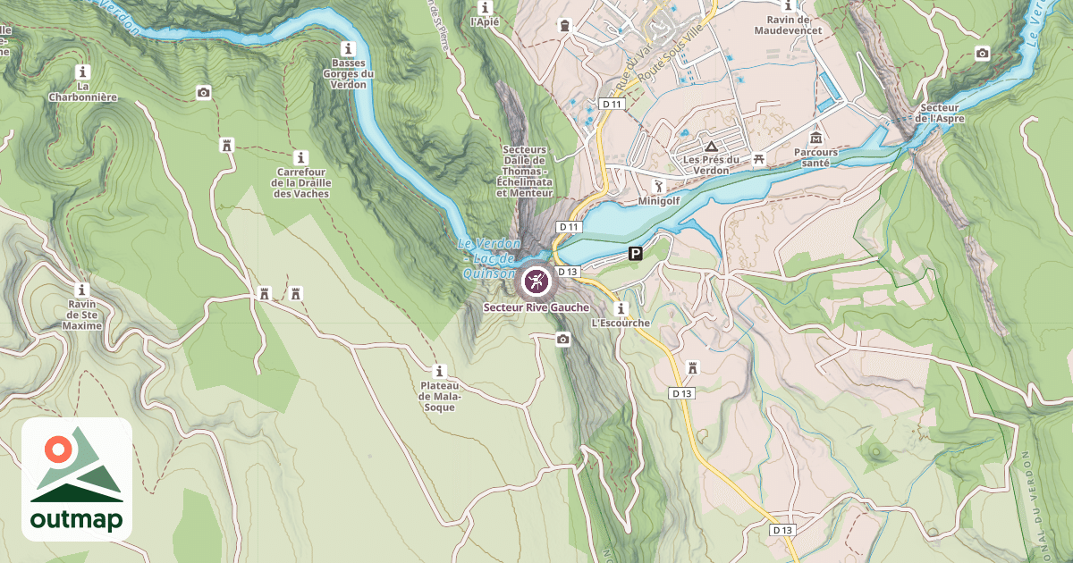Map of Secteur Rive Gauche