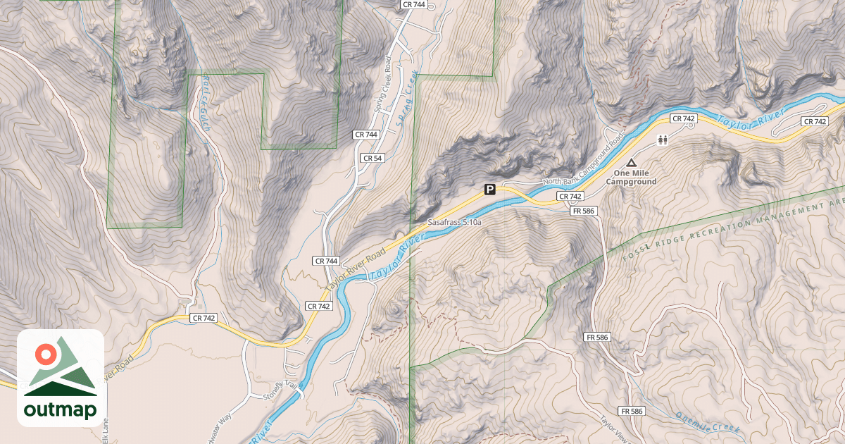Map of Sasafrass