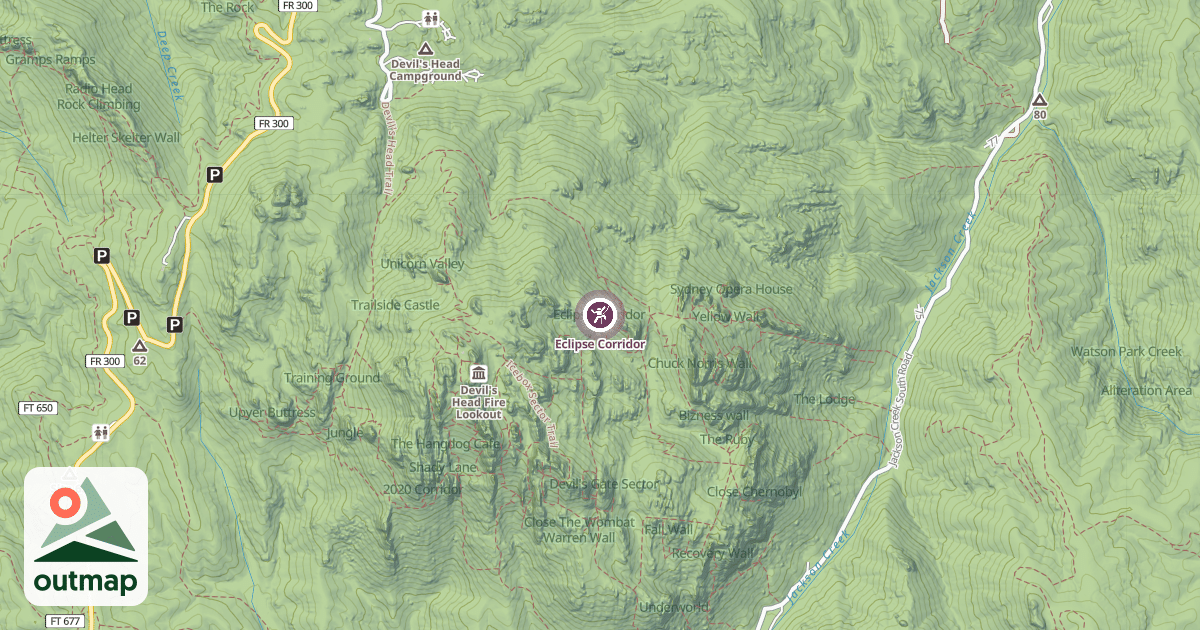 Map of Eclipse Corridor