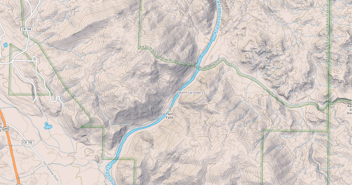 Map preview of Warm-Up Arete