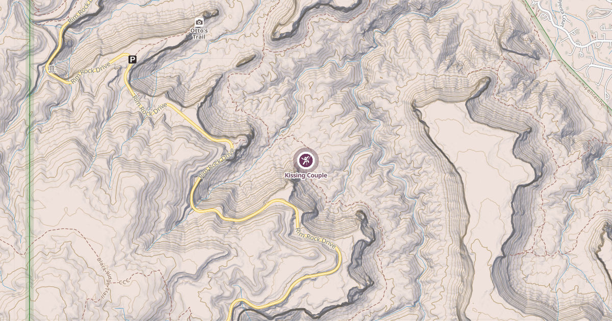 Map preview of Kissing Couple