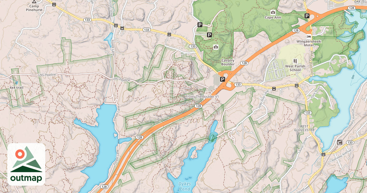 Map of Frosty The Boulder