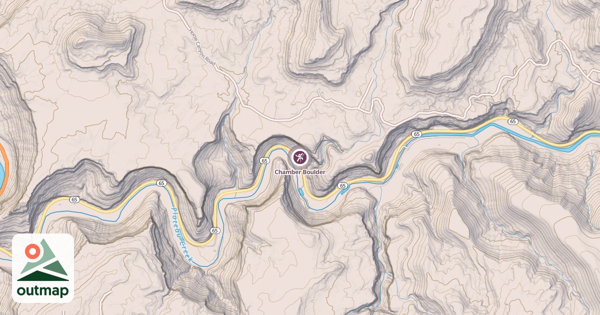 Map of Chamber Boulder