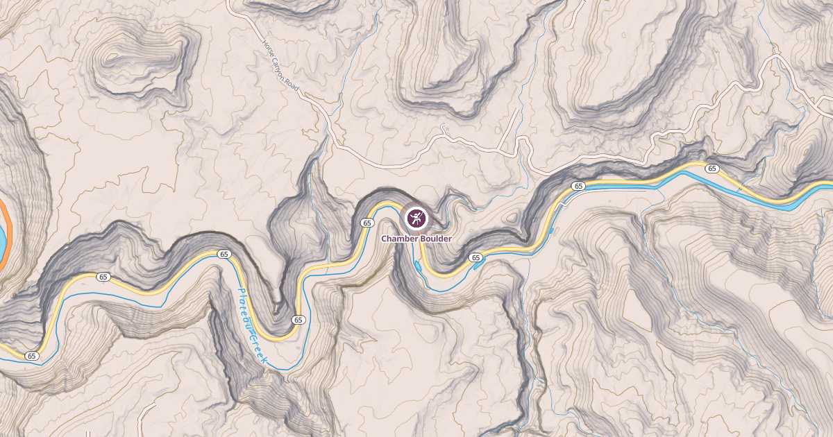 Map preview of Chamber Boulder