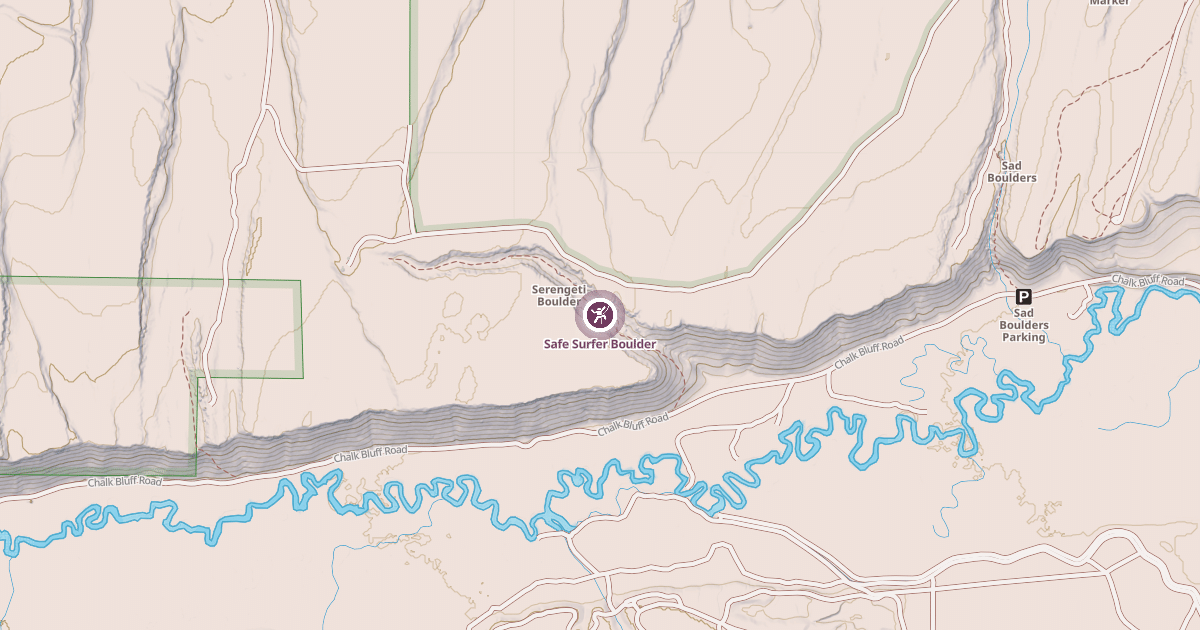 Map preview of Safe Surfer Boulder