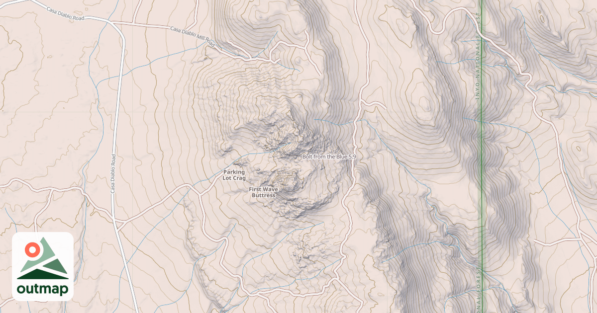Map of Bolt from the Blue