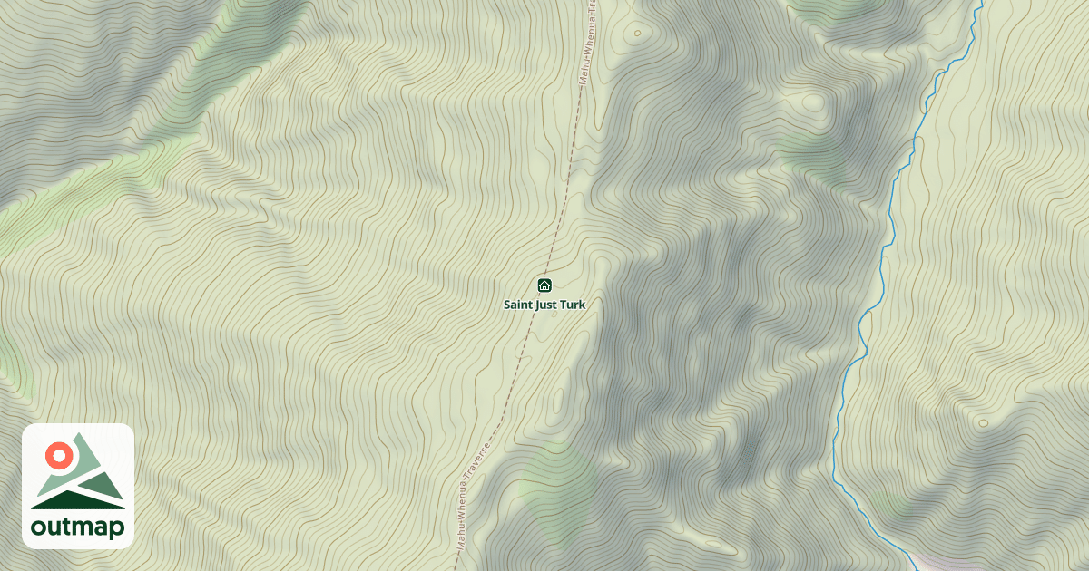 Map of Saint Just Turk
