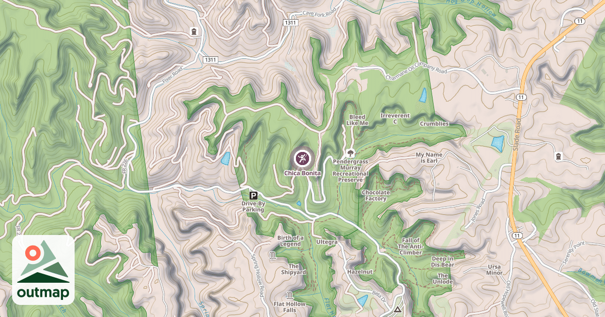 Map of Chica Bonita