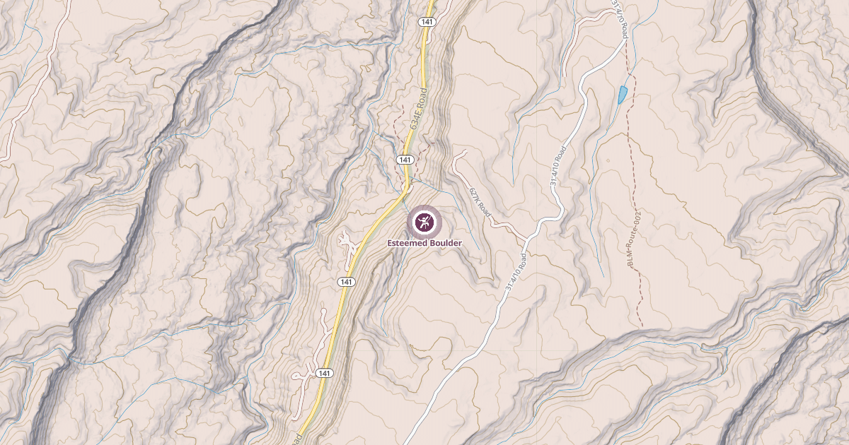 Map preview of Esteemed Boulder