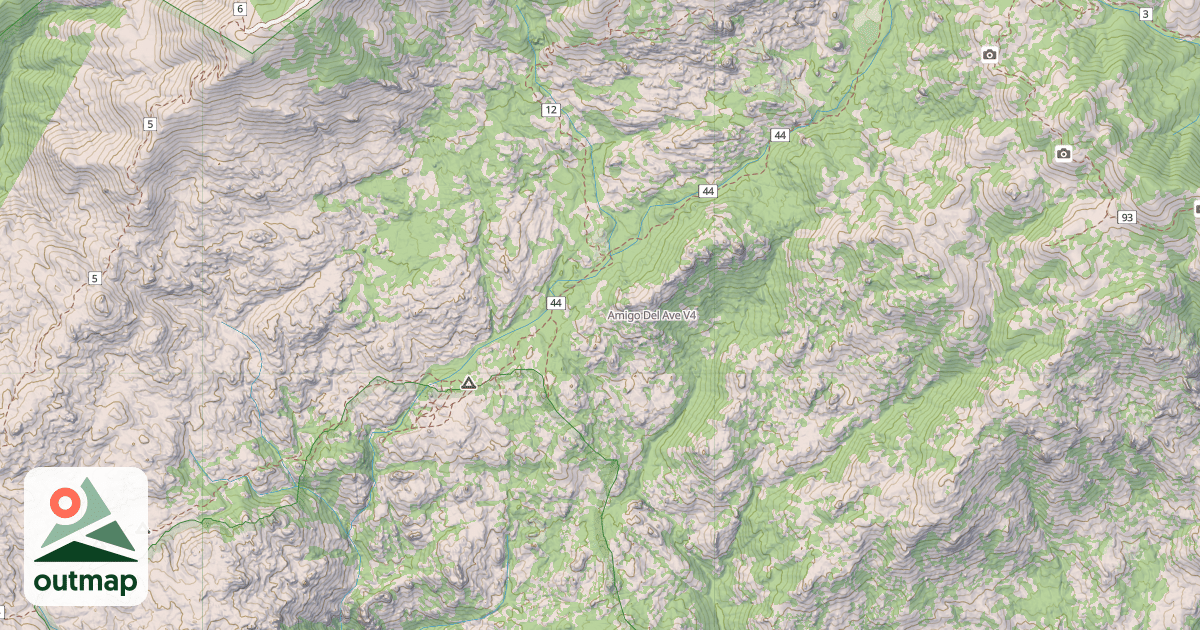 Map of Amigo Del Ave