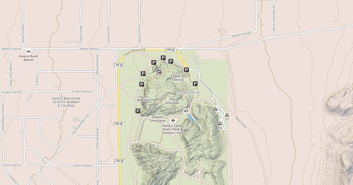 Map preview of Psuedo left