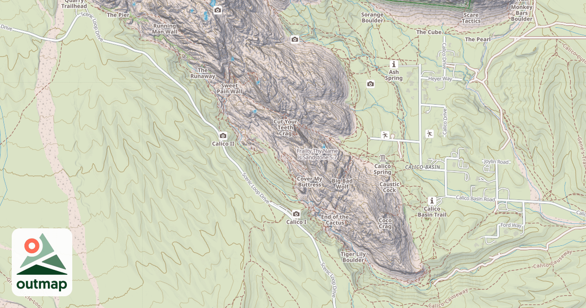 Map of Frailty Thy Name is Sandstone