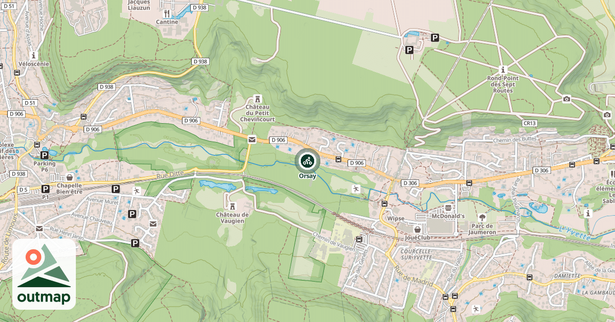 Map of Orsay