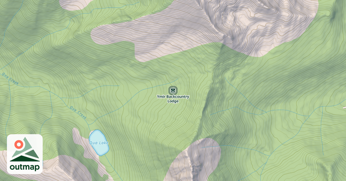 Map of Ymir Backcountry Lodge