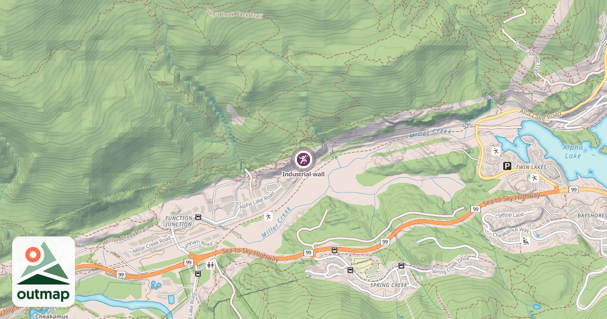 Map of Industrial wall