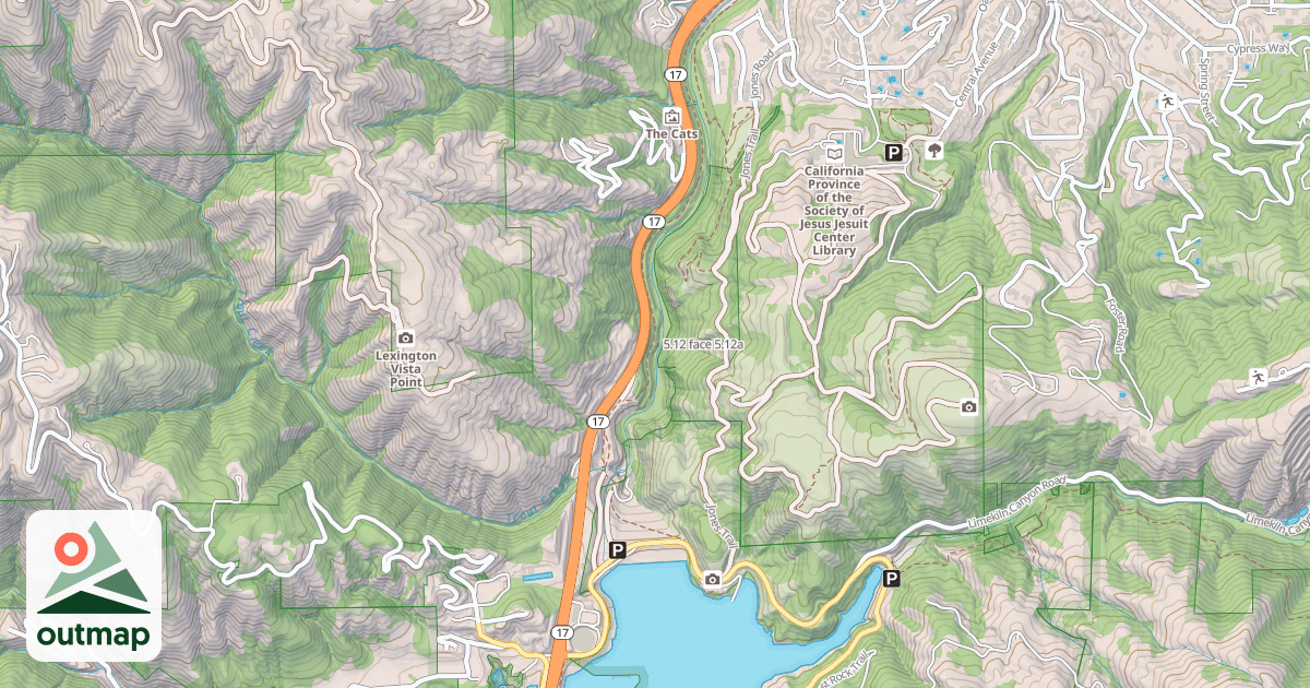 Map of 5.12 face