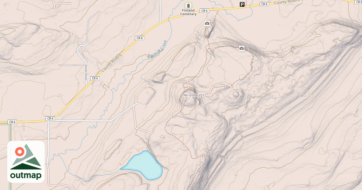 Map of Nic-o-rete