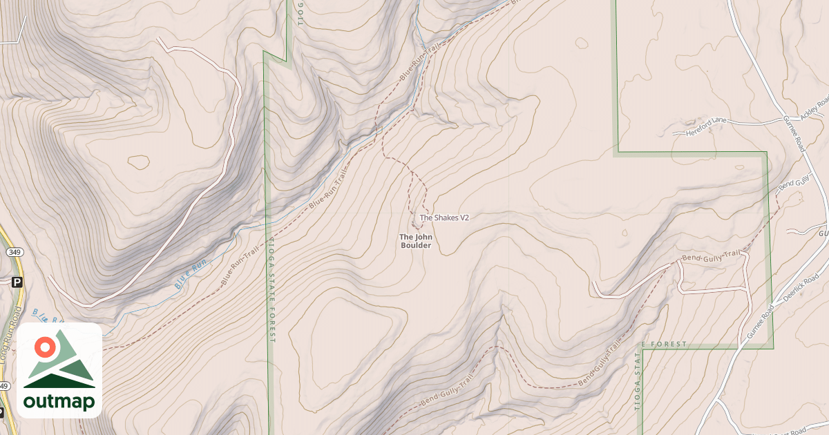 Map of The Shakes