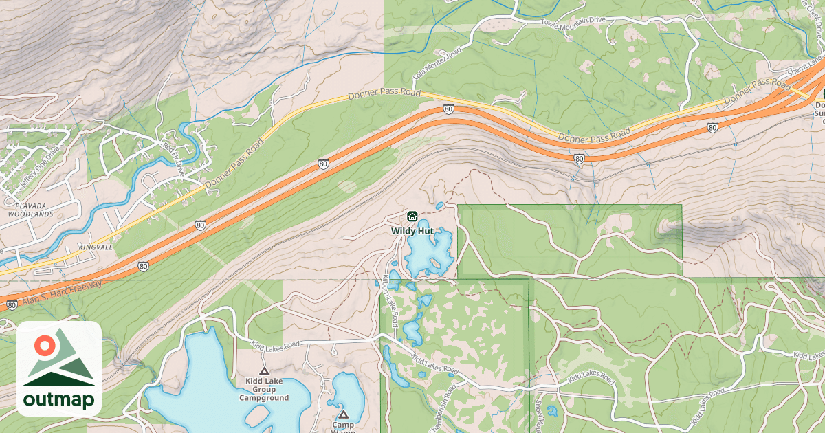 Map of Wildy Hut