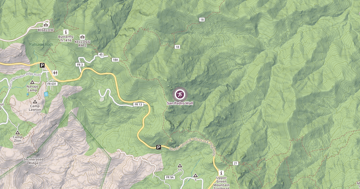 Map preview of San Pedro Wall