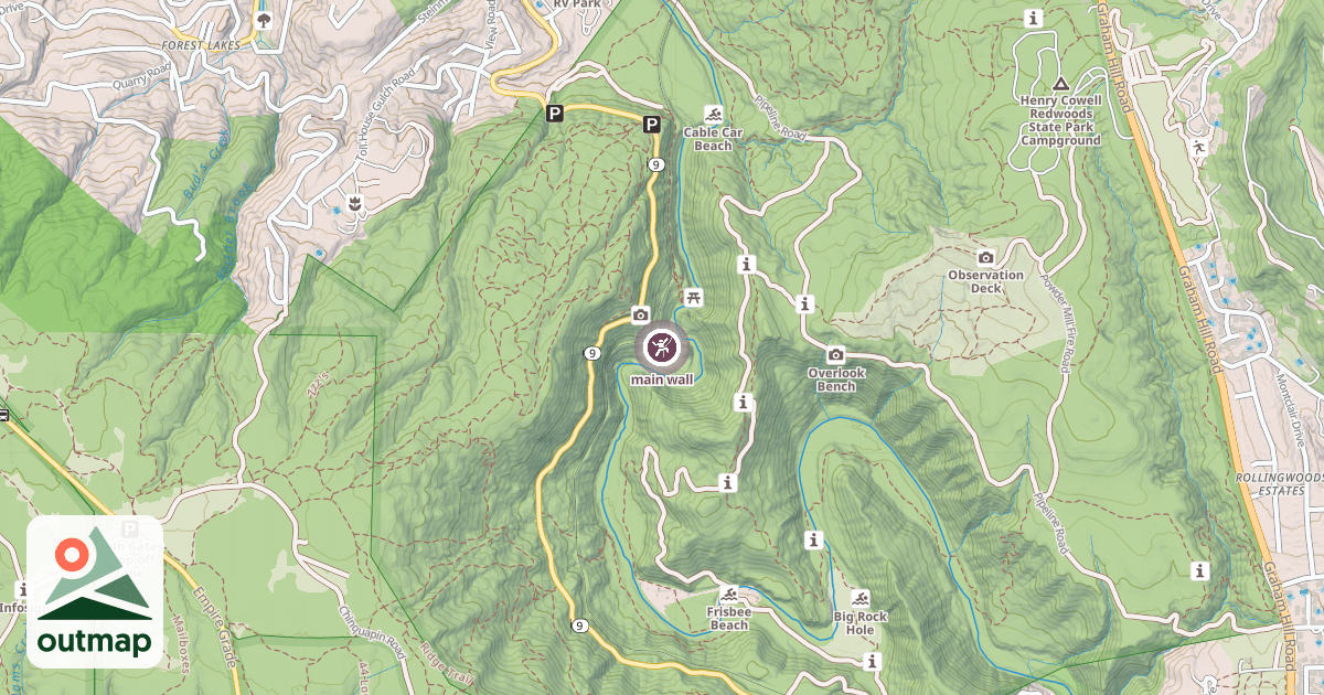 Map of main wall