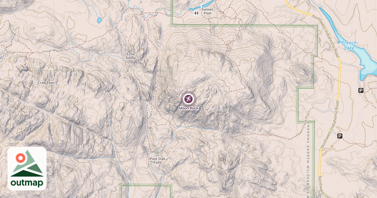 Map of Moon Rock