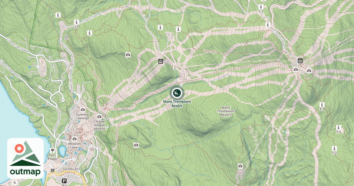 Map of Mont Tremblant Resort