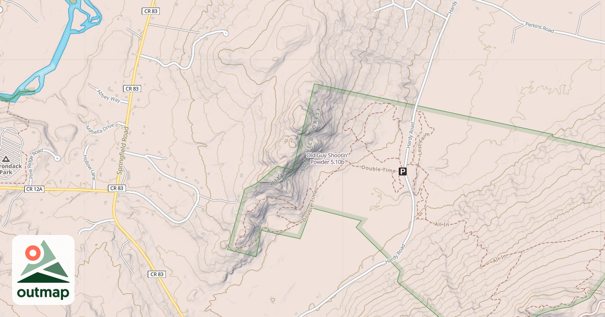 Map of Old Guy Shootin' Powder
