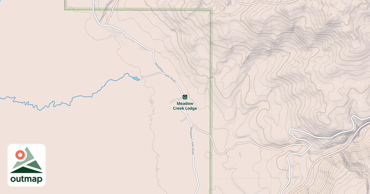 Map of Meadow Creek Lodge