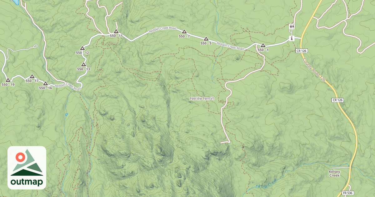 Map of Feel the Fern