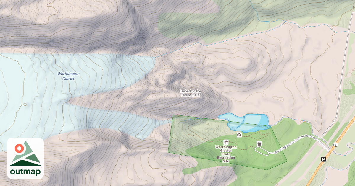 Map of Layback to the Future