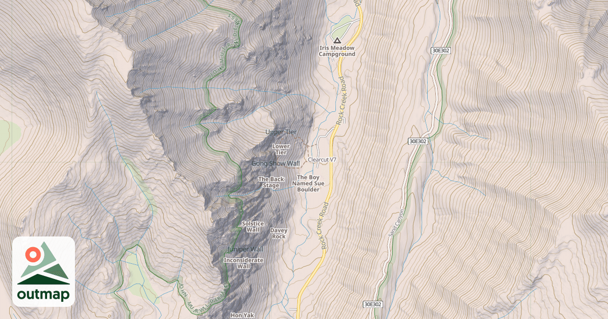 Map of Clearcut