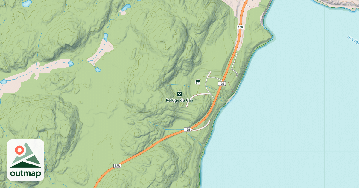 Map of Refuge du Cap