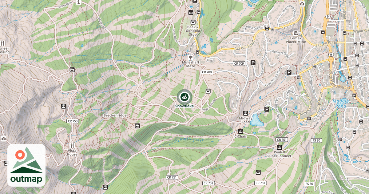 Map of Snowflake
