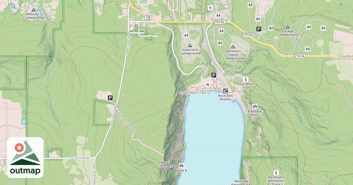 Map of Broken Reed Crack