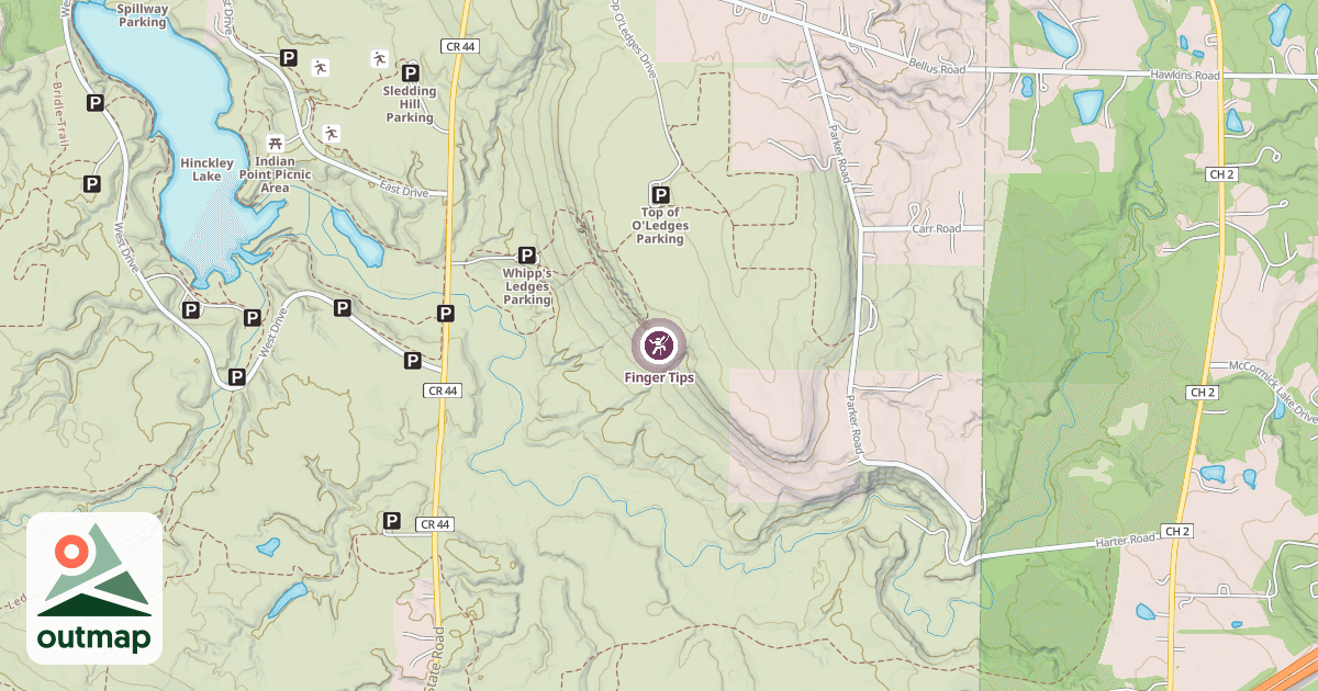 Map of Finger Tips
