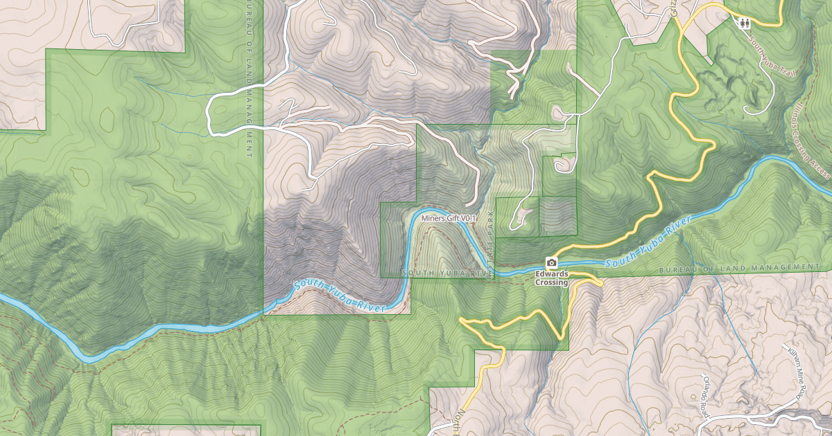 Map preview of Miners Gift