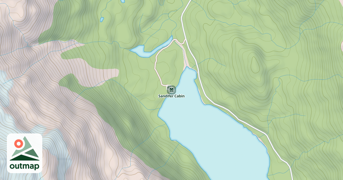 Map of Sandifer Cabin
