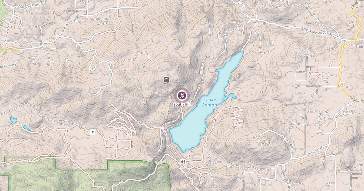 Map preview of South Hill