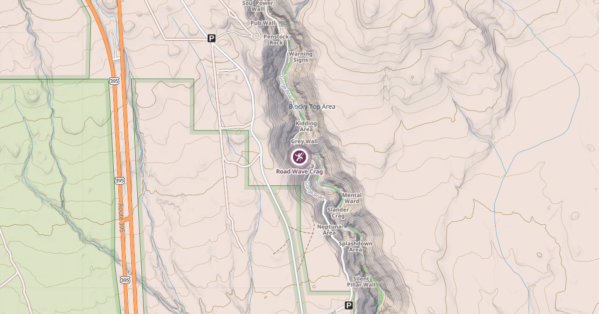 Map preview of Road Wave Crag