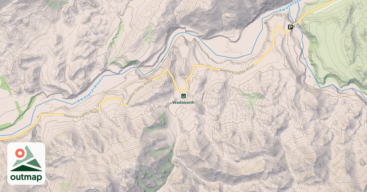 Map of Wadsworth