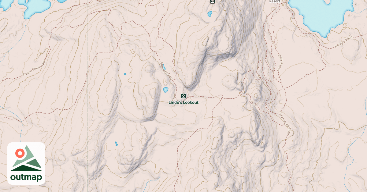Map of Lindo's Lookout