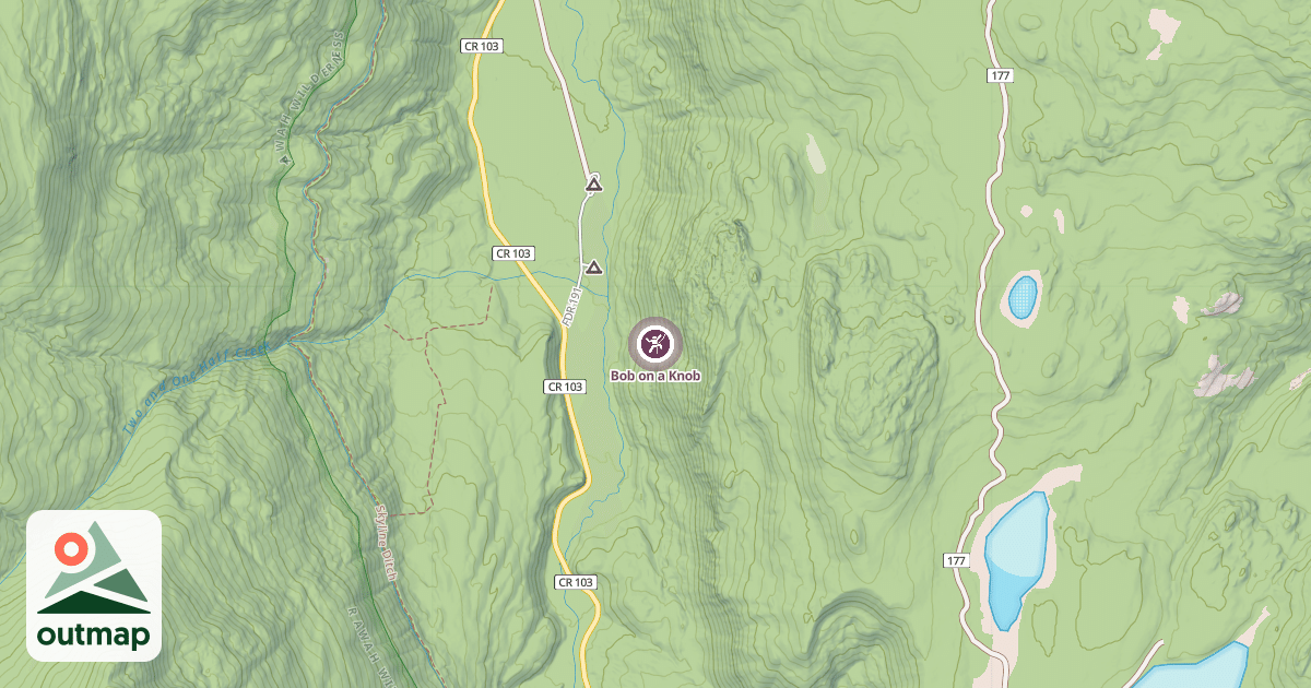 Map of Bob on a Knob