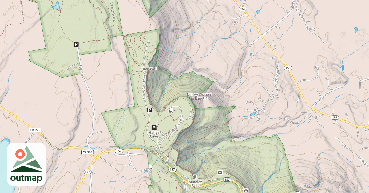 Map of Not My Chaucer to Bare