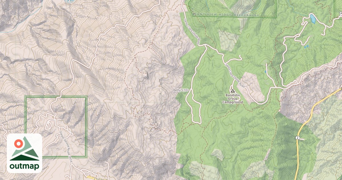 Map of Betty