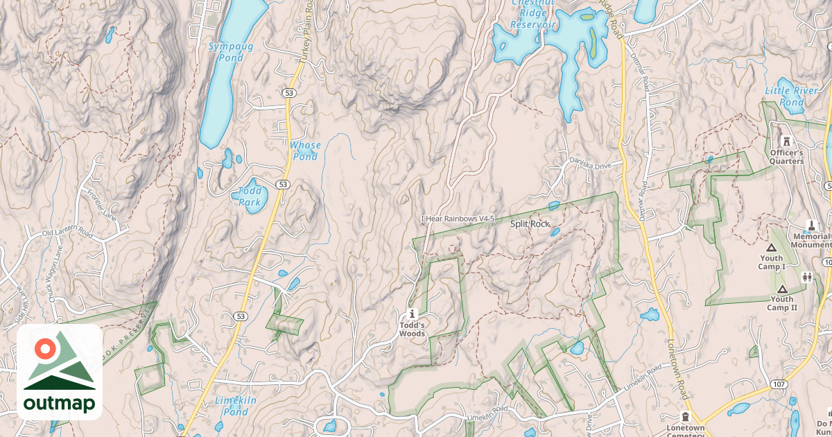 Map of I Hear Rainbows